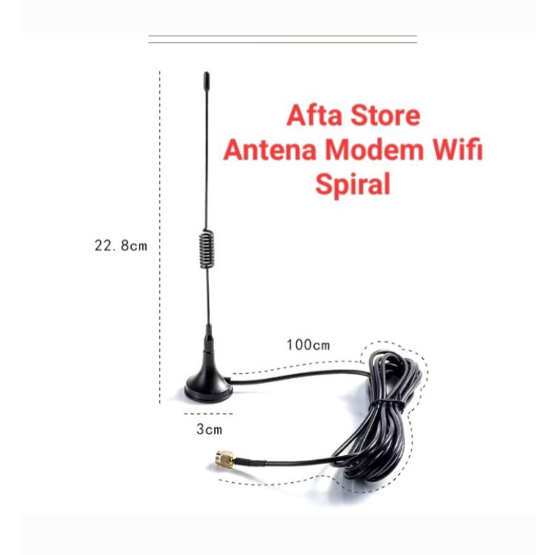 Antena Modem Wifi 4G Spiral