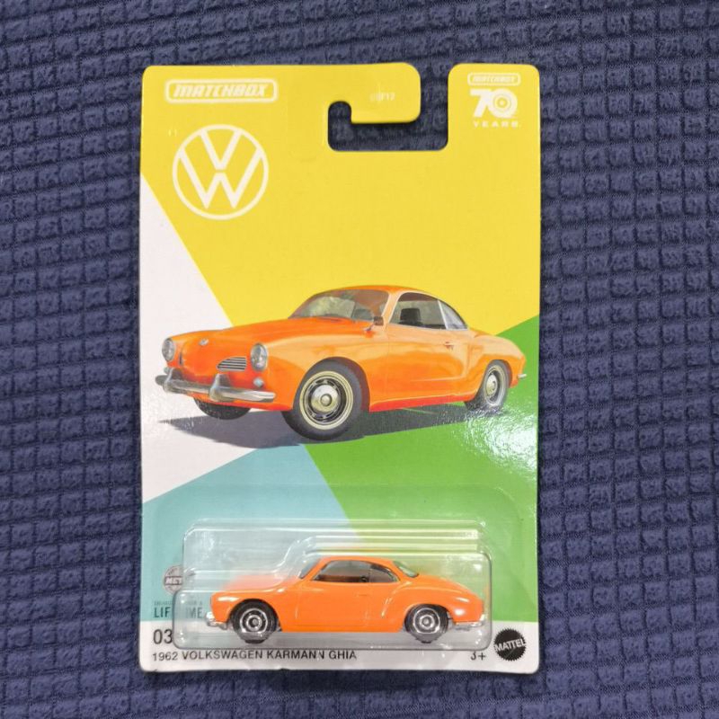 Matchbox Volkswagen Karmann Ghia Orange VW series