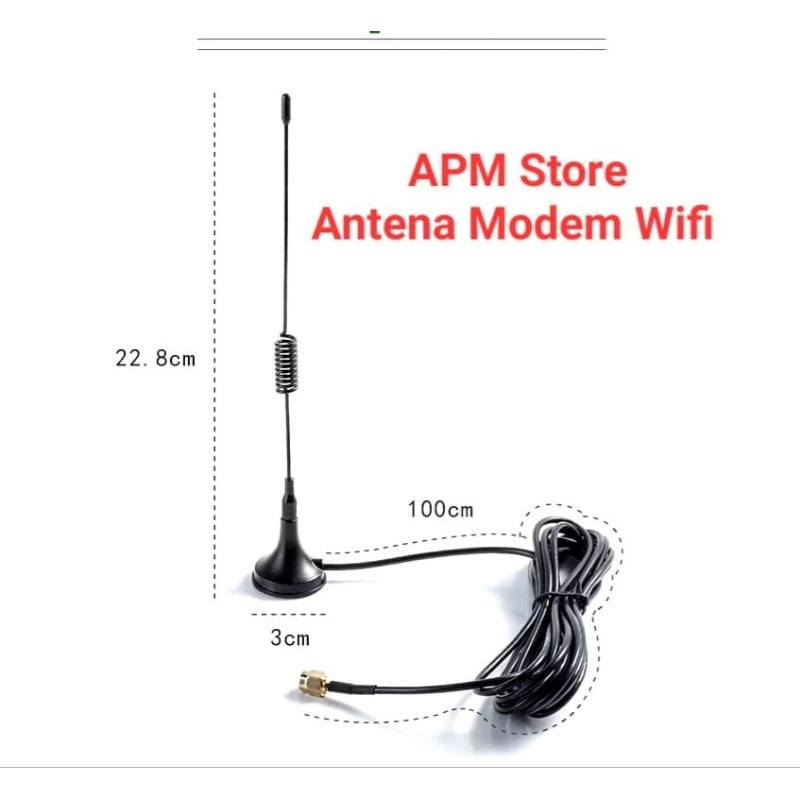 Antena Modem Wifi 4G All Operator Stick & Spiral