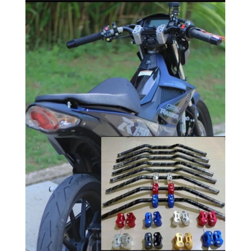 stang plus raiser Suzuki satria raider 150r stang cocok buat roadrace