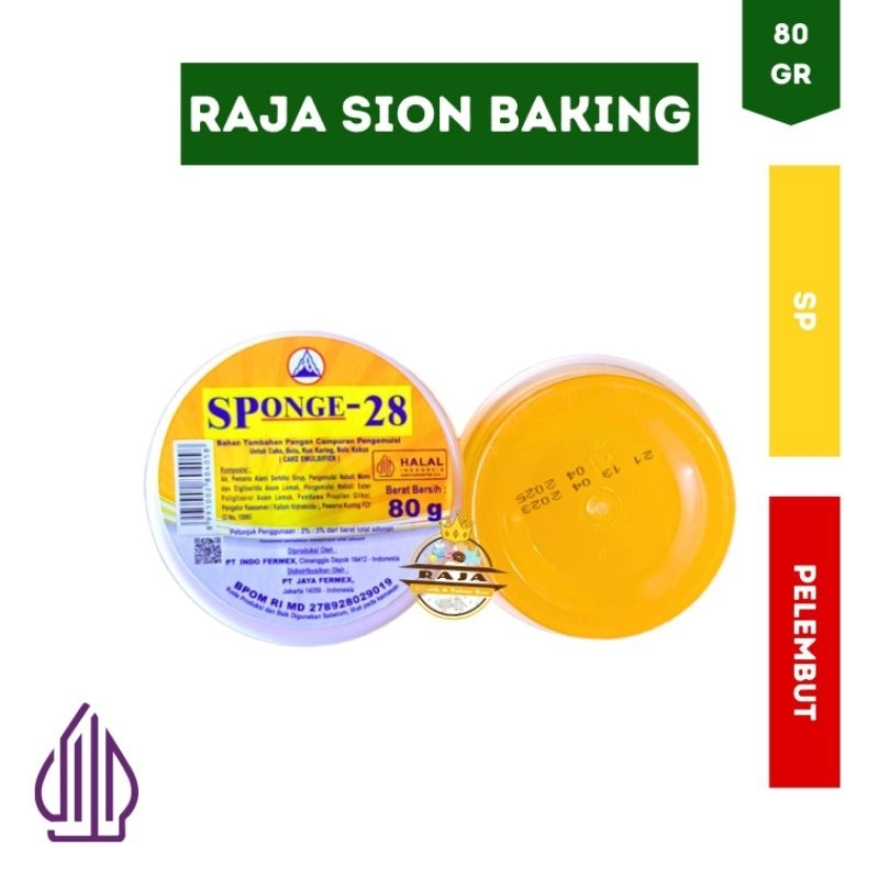 

SP Sponge 28 Emulsifier 80gr - Pengembang dan Pelembut