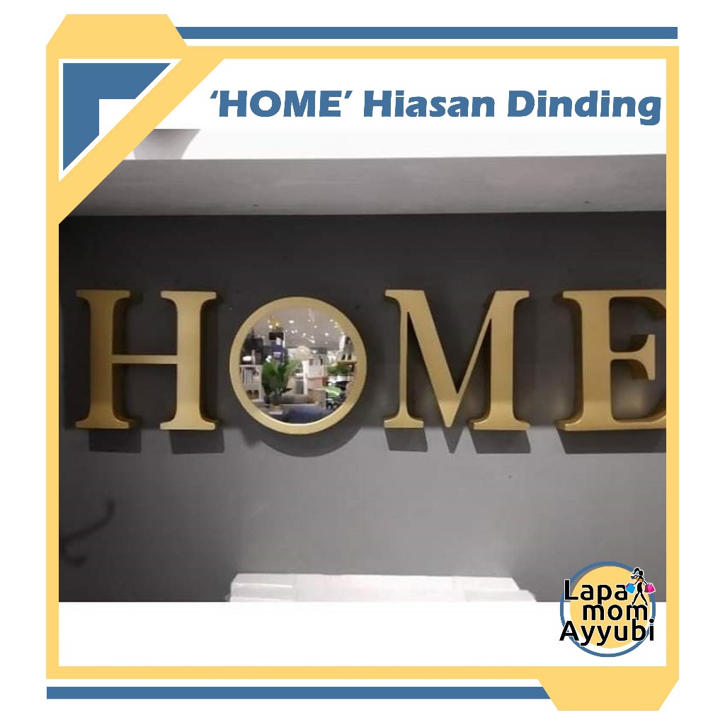 CERMIN HIASAN DINDING HOME INFORMA MURAH/ MINIMALIS