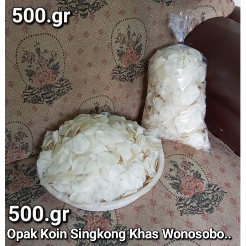 

500.gr Opak Koin Singkong Asli Khas Wobosobo