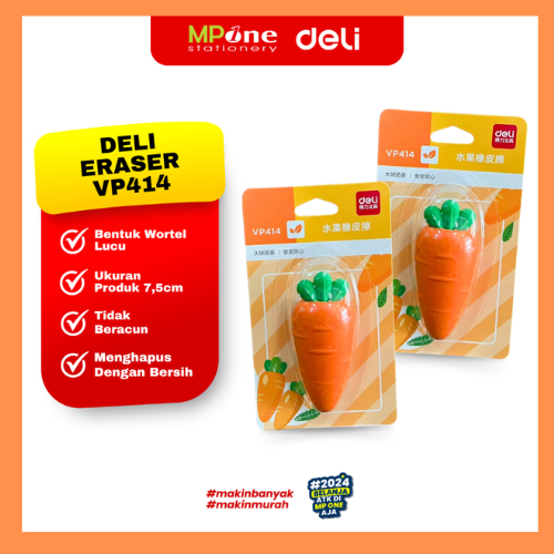 

DELI pengahapus pensil bentuk wortel VP414