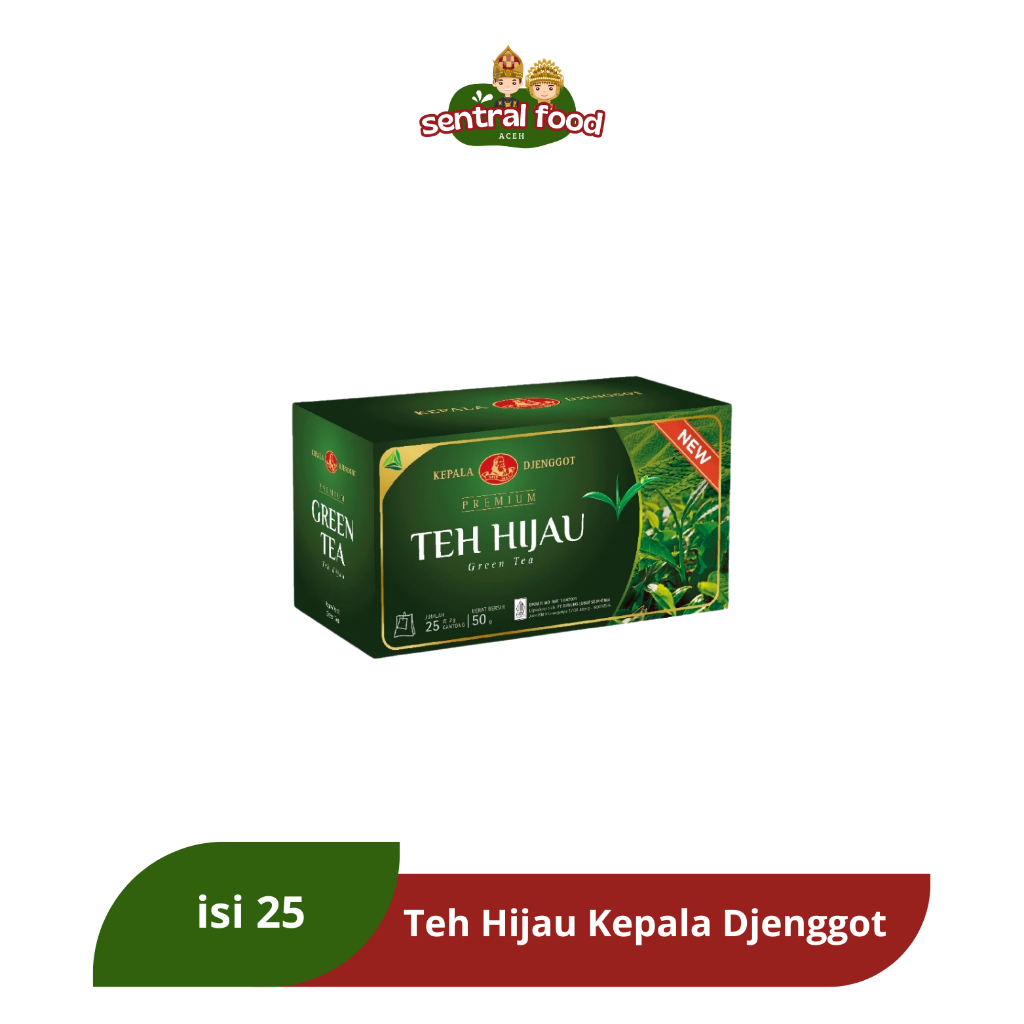 

Kepala Djenggot Teh Hijau Celup Isi 25 Kantong