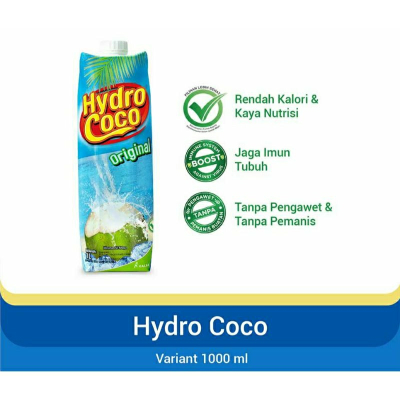 

Hydro Coco Minuman Air Kelapa Original 1 L