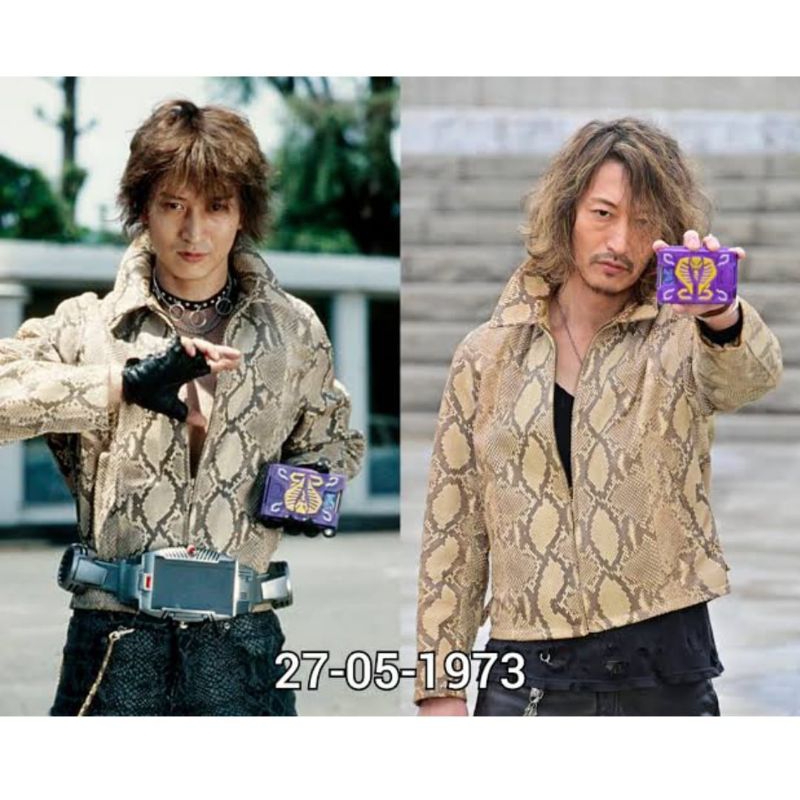 Jaket Kulit Motif Ular Jaket Kulit Imitasi Pria Motif Ular Piton Jaket Kamen Rider Snake