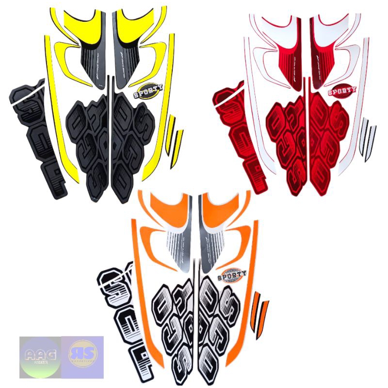 stiker striping skotlet lis body motor honda scoopy sporty tahun 2018