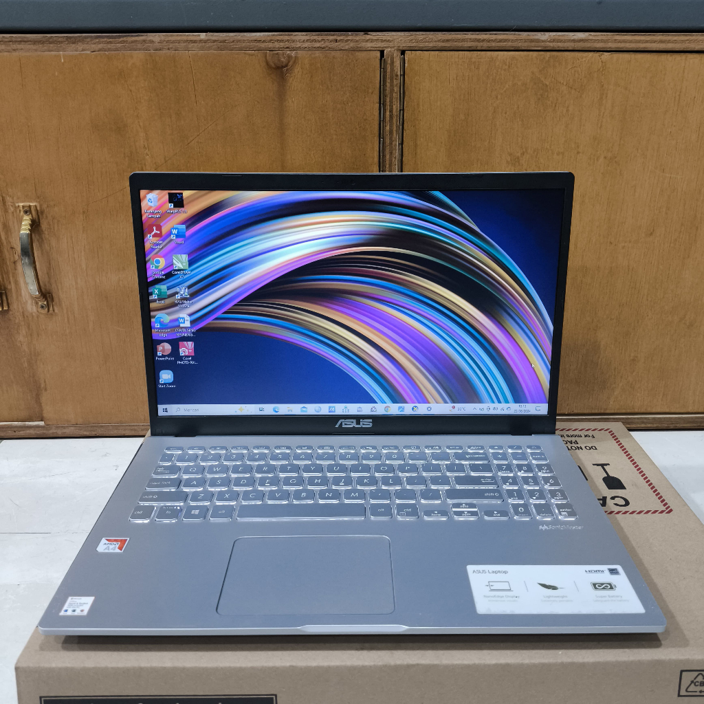 Laptop Asus M509BA, Amd A4 - 9125, 4/256GB, SILVER, BERGARANSI