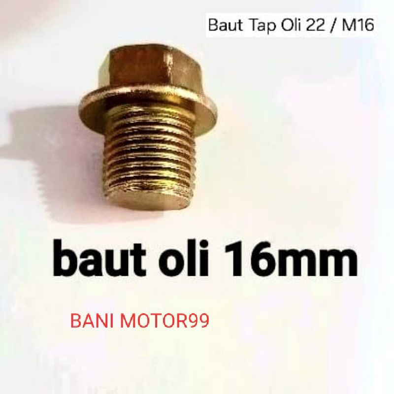 Baut tap oli M16/ Baut tap oli baut 22 Oversize drat 1,5Universal