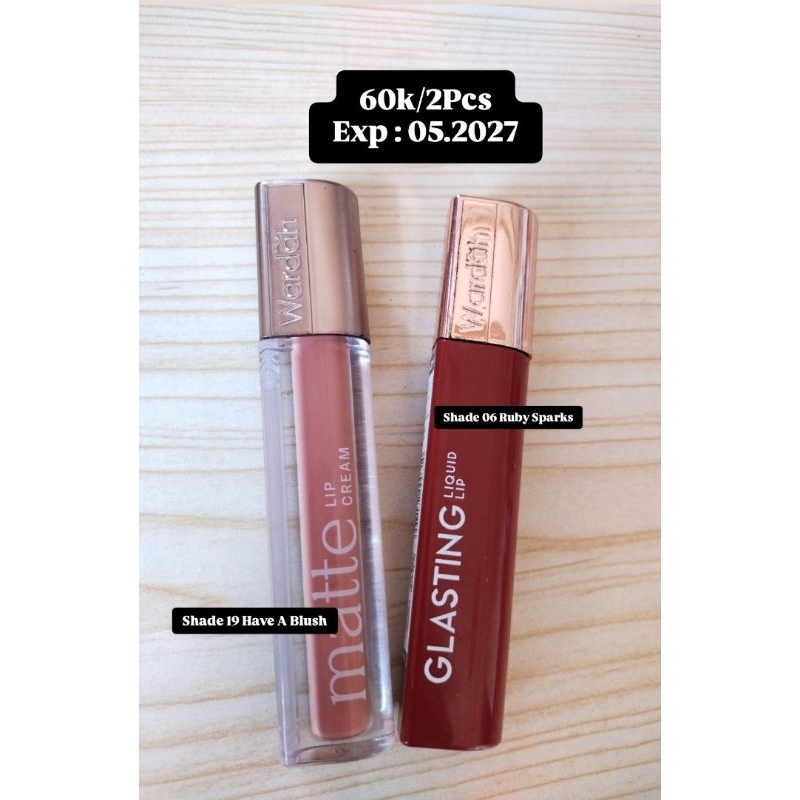 PRELOVED Lipstik wardah long lasting Bundle 2 bh