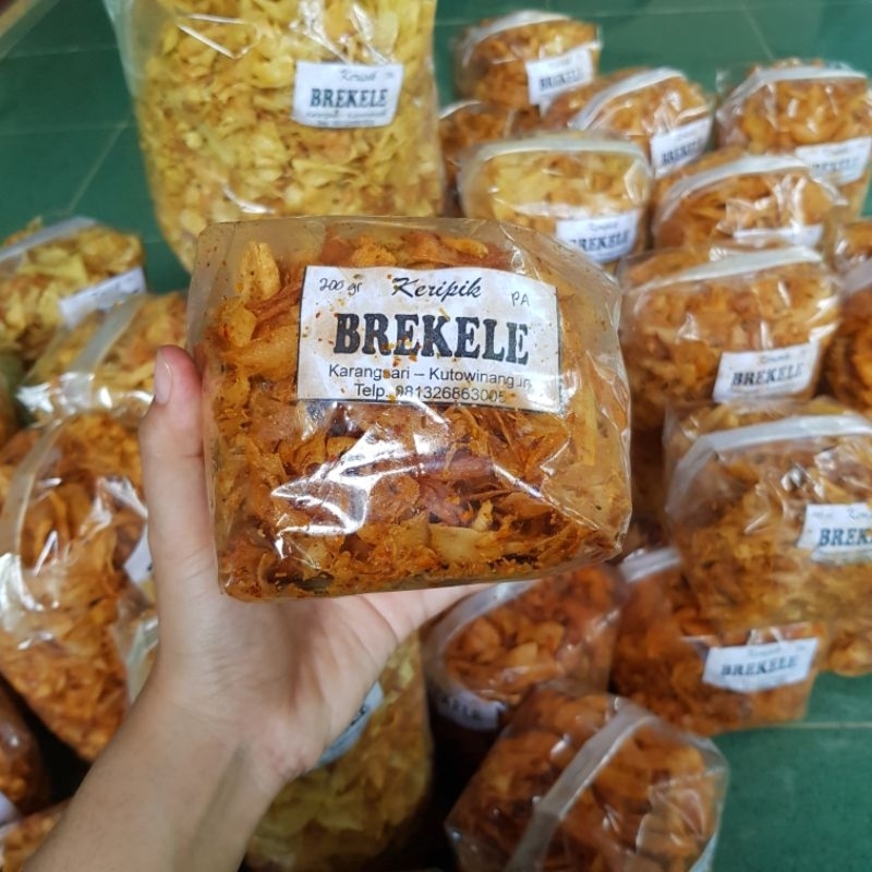 

Kripik Brekele | Kripik Singkong Kriwil | 200 gr | 250 gr