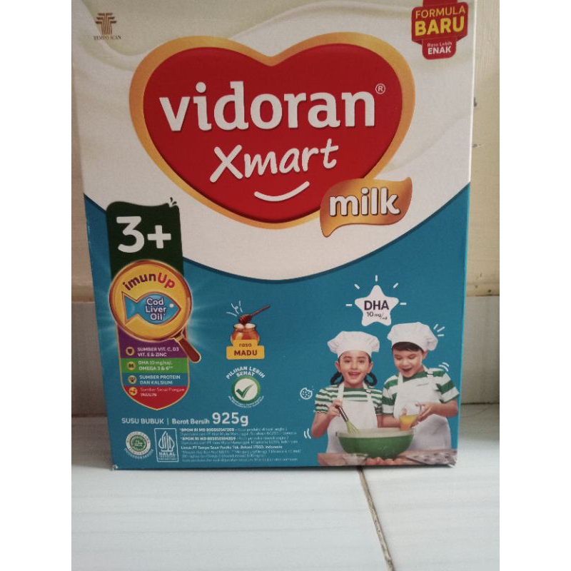 

vidoran xmart milk madu 3+, 925gr, termurah