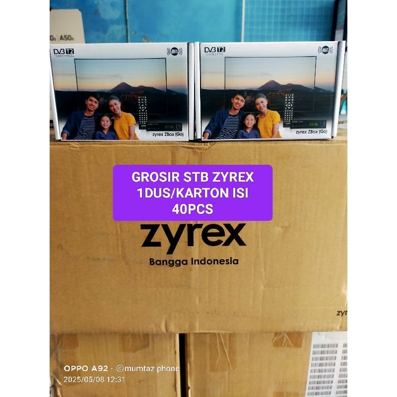 GROSIR STB ZYREX 1DUS/KOLI ISI 40PCS