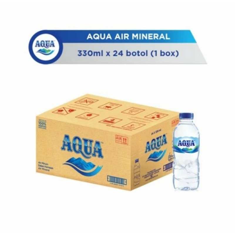 

Aqua 330 ml 1 Dus 24 Botol