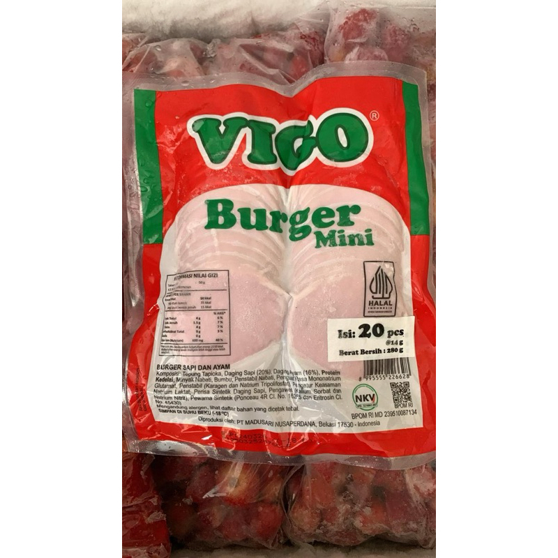 

Vigo Burger Mini isi 20pcs