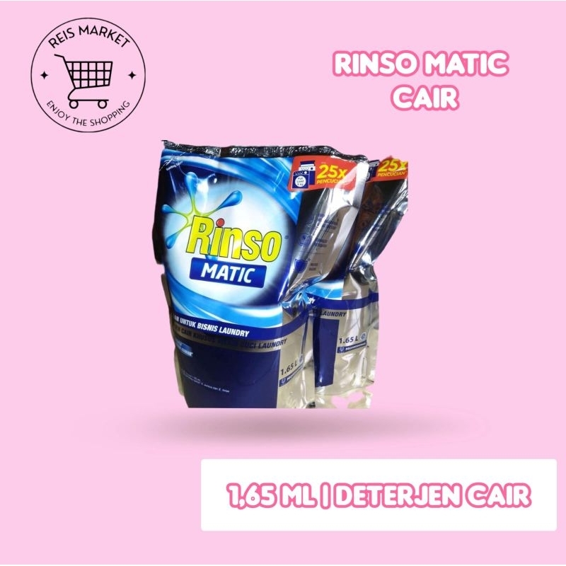 RINSO MATIC CAIR 1,6L / BEST SELLER / RINSO MATIC CAIR 1,6L MURAH