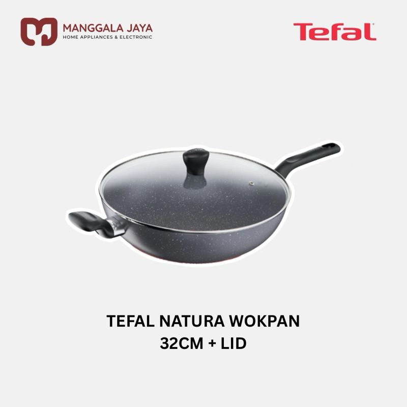 Tefal Natura Wokpan with Lid 32cm