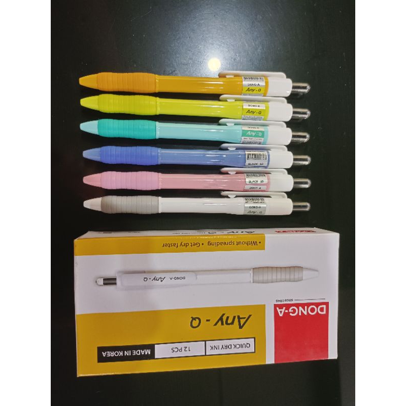 

pulpen korea Dong-A Any-Q hitam