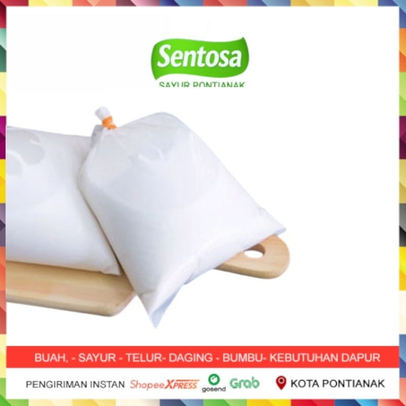 

Santan Kelapa Air Santan Murni Segar Per kantong Sentosa Sayur Pontianak