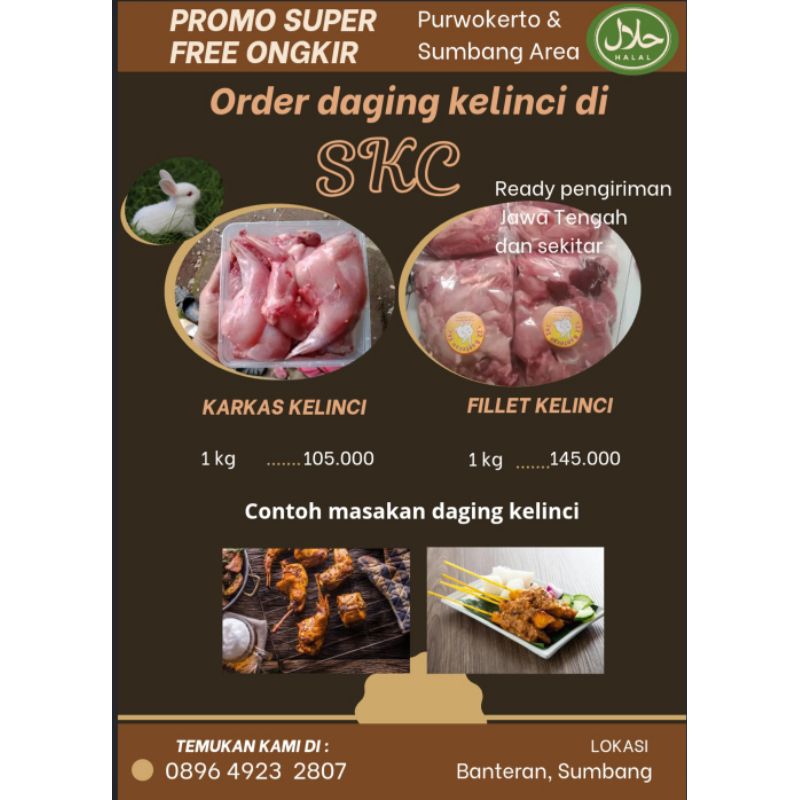 Karkas Kelinci Fresh Frozen