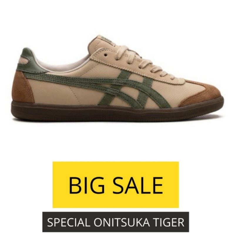 Sepatu Sneakers Onitsuka Tokuten Beige Green