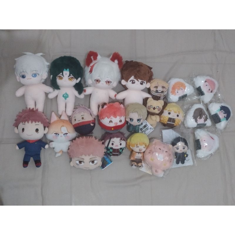 plushie doll 20cm gojo xiao Oikawa kazuha yuuji kaveh