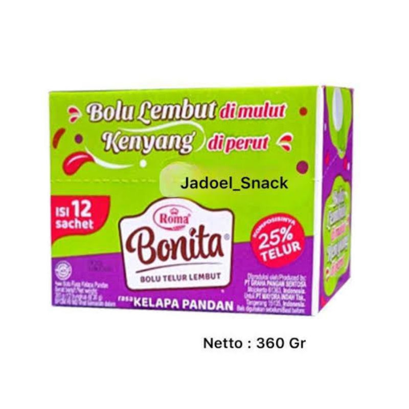 

Bonita bolu pandan