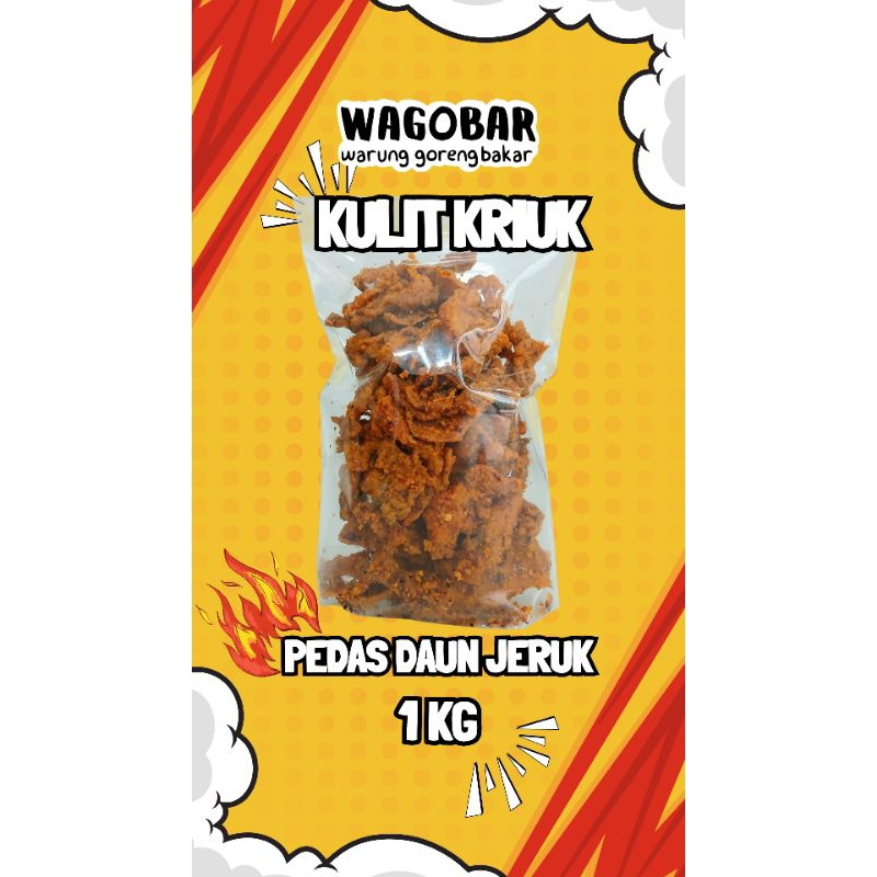 

Kulit Ayam Crispy pedas daun jeruk 1KG