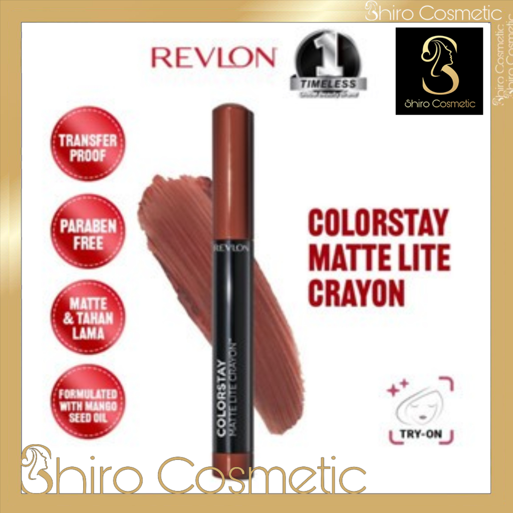 Revlon Colorstay Matte Lite Crayon (Full-Coverage Matte Lip Color Crayon)