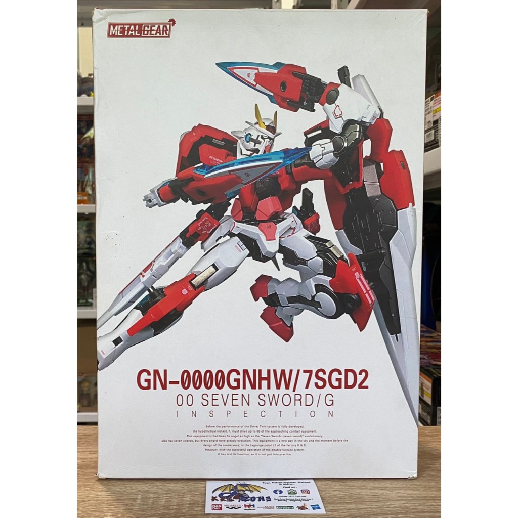METAL GEAR BUILD 1/100 GUNDAM OO SEVEN SWORD G INSPECTION 00 NOT GUNPLA SKALA MG METAL BUILD