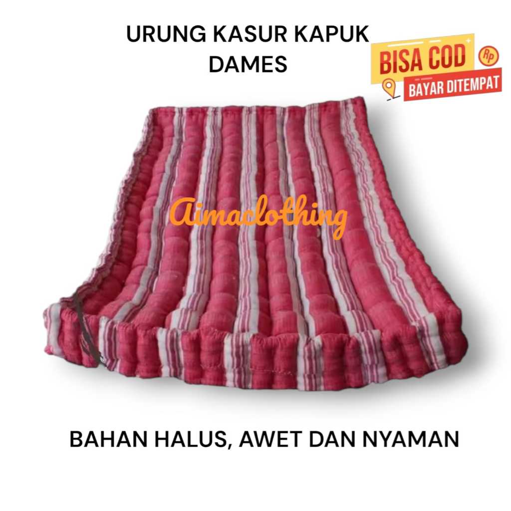 BISA COD TERMURAH URUNG KASUR KAPUK DAMES UKURAN JUMBO 160X200 KASUR ISI KAPUK KULIT KASUR KAPUK RAN