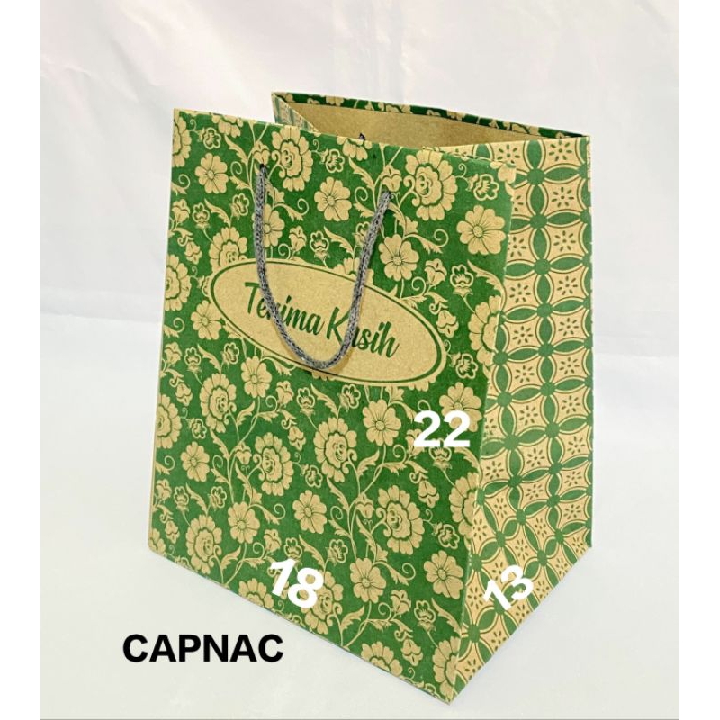 

Paper bag R5B (18×22) Motif Batik / Tas Kertas / Paperbag / Goodie bag