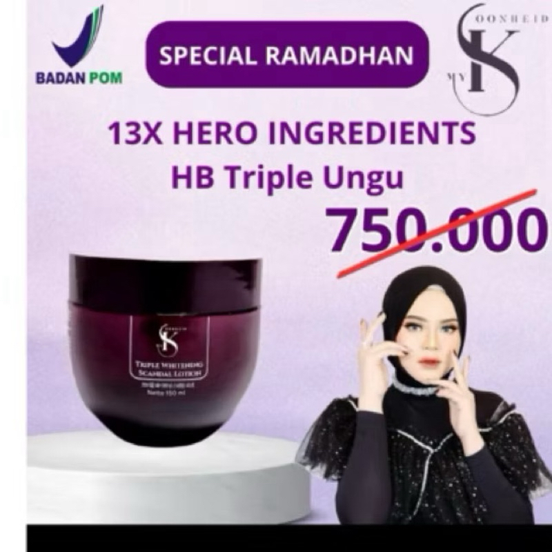 MY SKOONHEID TRIPLE WHITENING SCANDAL LOTION 150ml