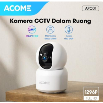 Kamera CCTV ACOME Indoor Samrt Camera CCTV Wifi Camera Audio APC01 DAN APC03