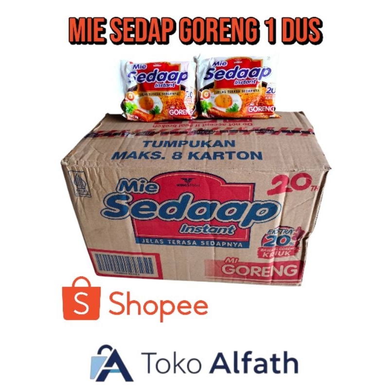 

MIE SEDAAP GORENG 1 DUS [ ISI 40 PCS ]
