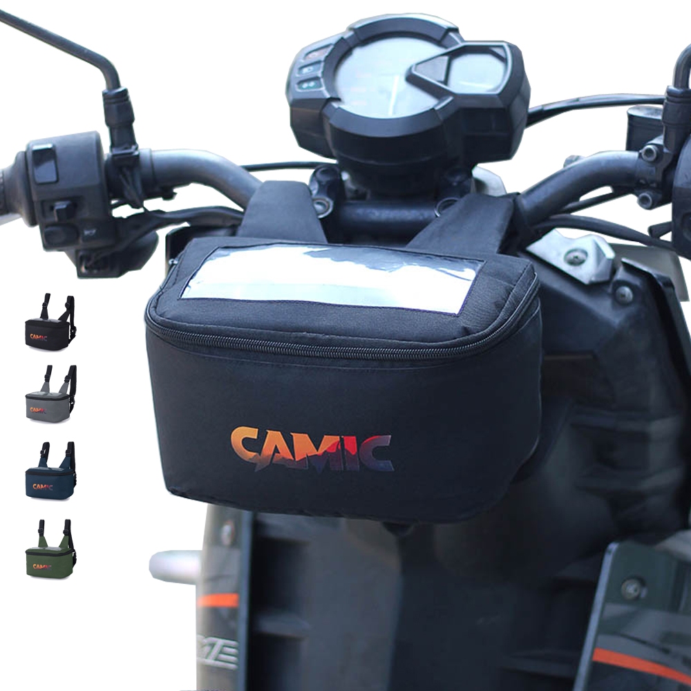 Tas Stang Setang Motor Stand Gojek Phone Holder HP Dashbag Tankbag Kapasitas Besar Selempang Waterpr