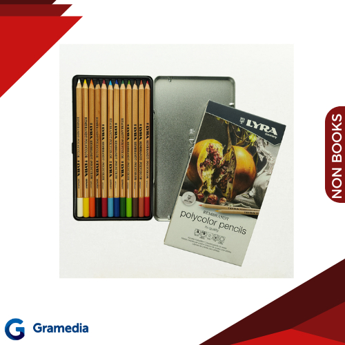 

Gramedia Medan - LYRA polycolor pencil tin box/12