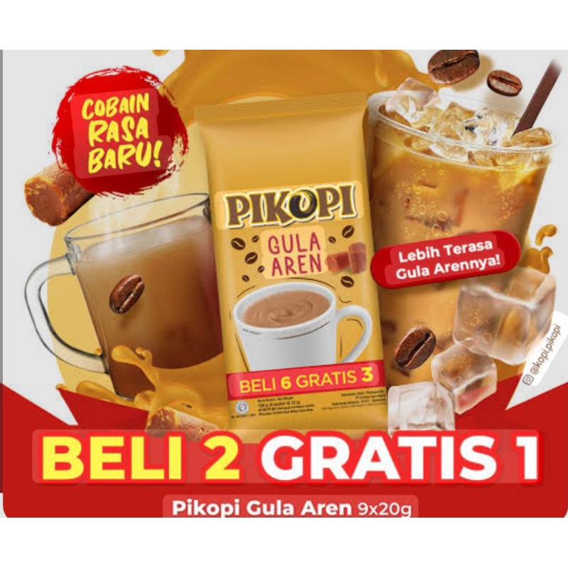 

pikopi gula aren kapal api 1 renceng isi 15 sachet