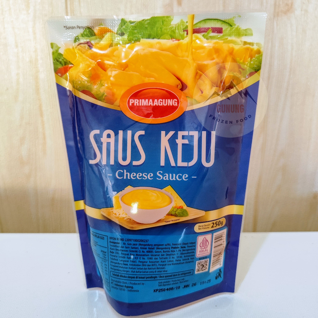 

Prima Agung Saus Keju 250gr