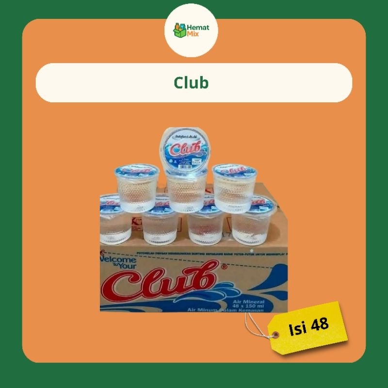 

Club Air Mineral 250ml – 1 Dus Isi 48 Cup (Segar & Praktis, Siap Minum)
