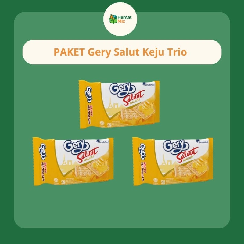 

Paket Gery Salut Keju Trio - Camilan Renyah dalam Satu Kemasan