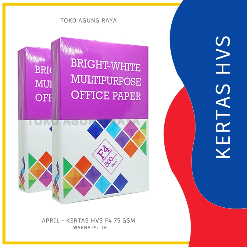 

[DUS] KERTAS HVS F4 (75GSM) - APRIL