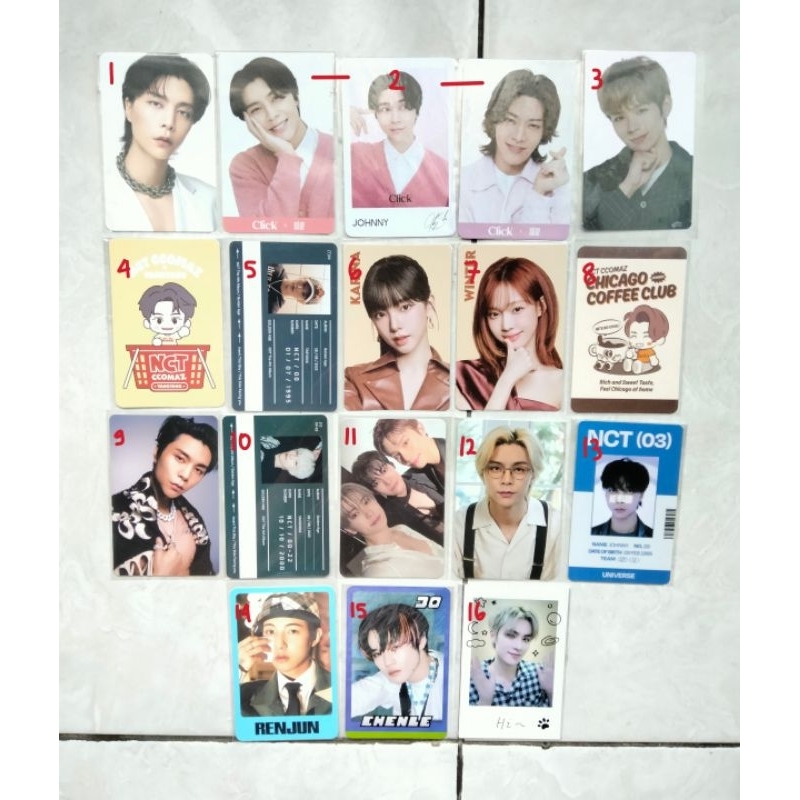 

READY PHOTOCARD NCT 127 NCT DREAM WAYV AESPA RIIZE