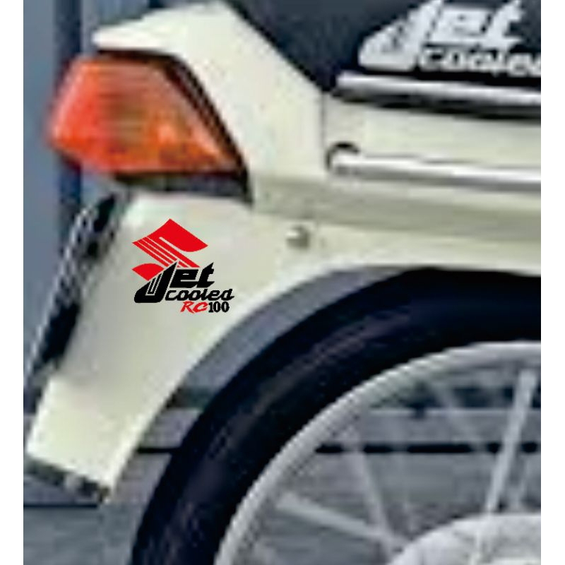 StickerCutting Suzuki Jet Cooled RC 100 Stiker reflektive