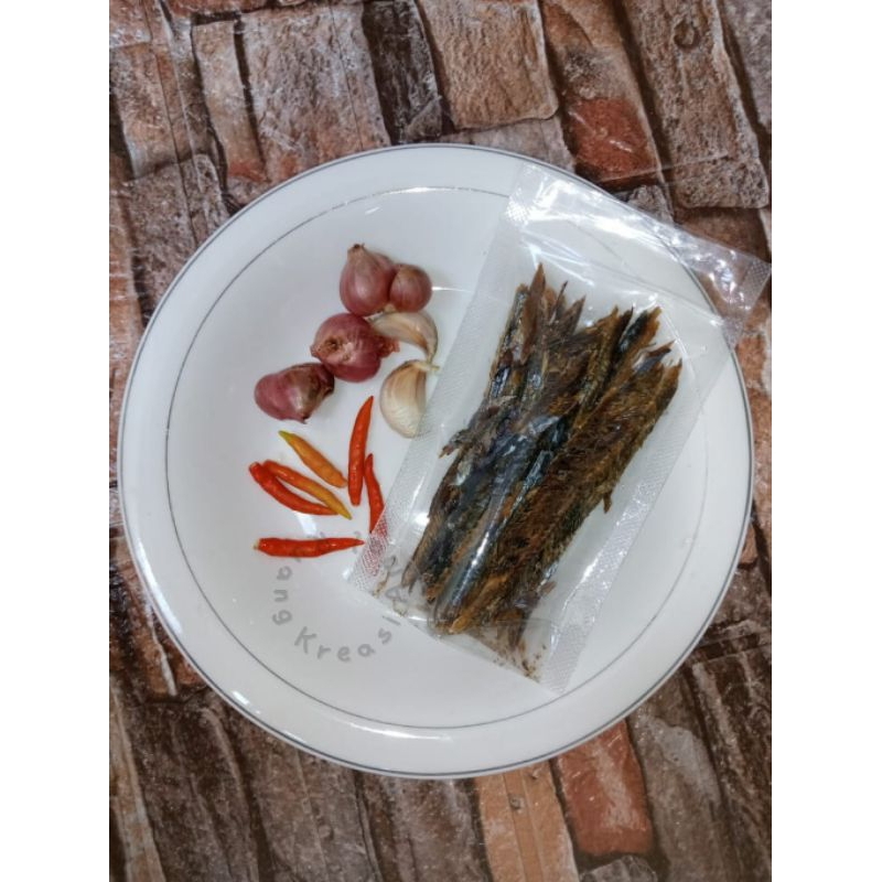 

Ikan Sagela, Ikan Roa, Ikan Asap Harga Anak kos, 50 gram