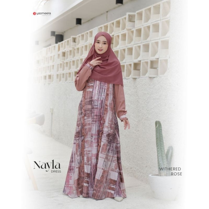 Nayla Dress Yasmeera/Nayla Dress By Yasmeera/Yasmeera Nayla Dress/Gamis Nayla/Yasmeera Gamis