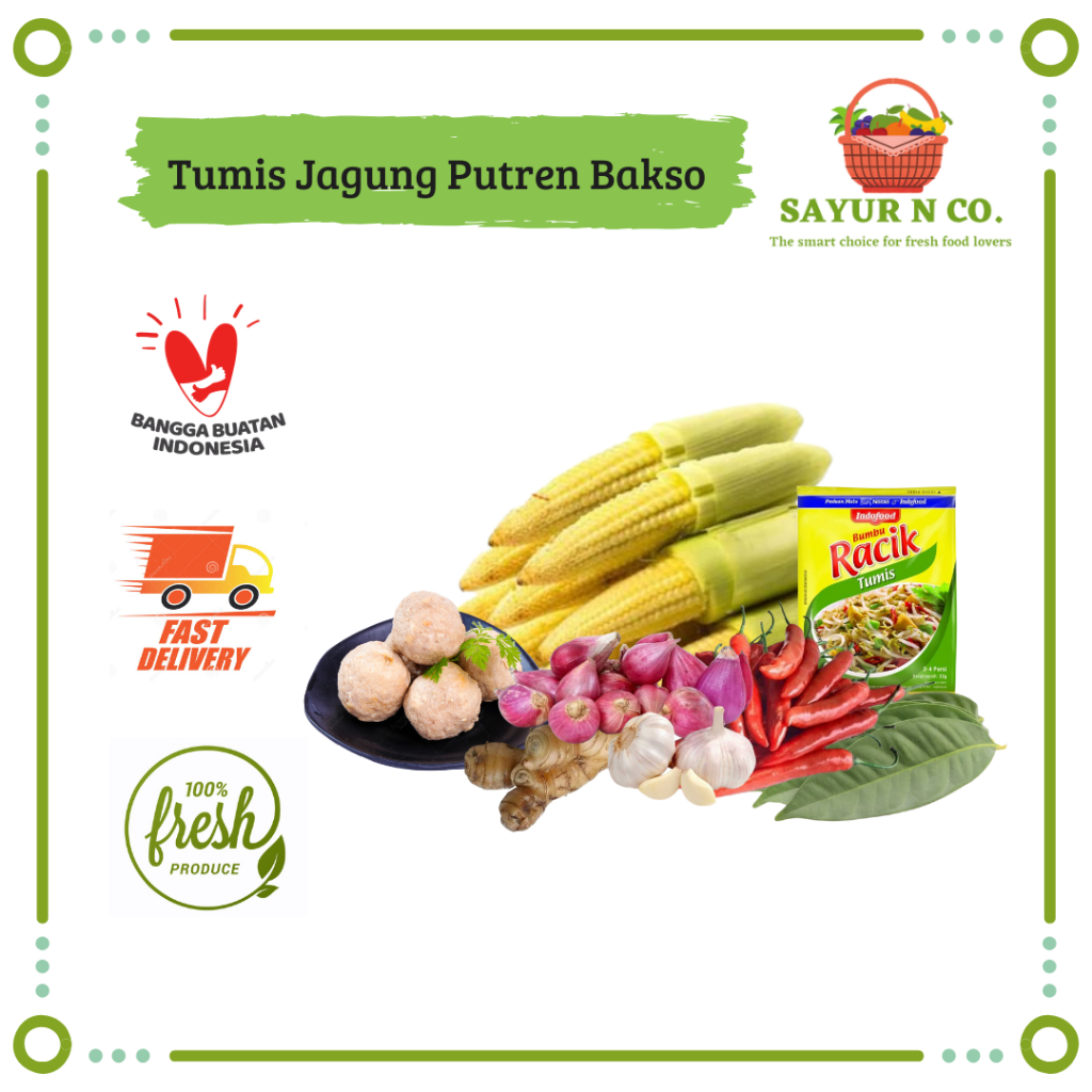 

Paket Masak Tumis Jagung Putren / Baby Corn Bakso Segar | Sayur N Co Bekasi