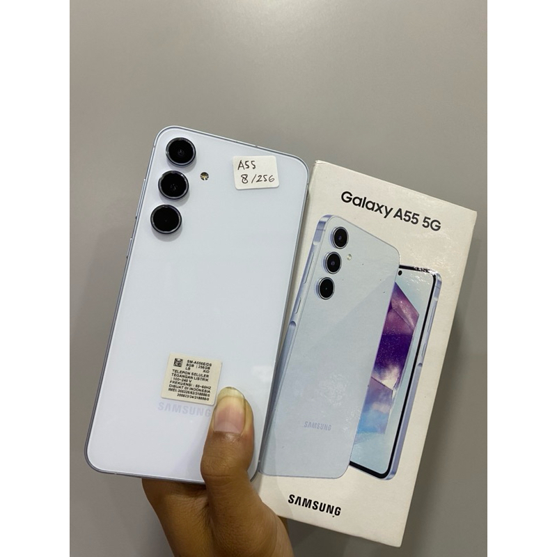 samsung a55 ram 8/256 5g second bekas