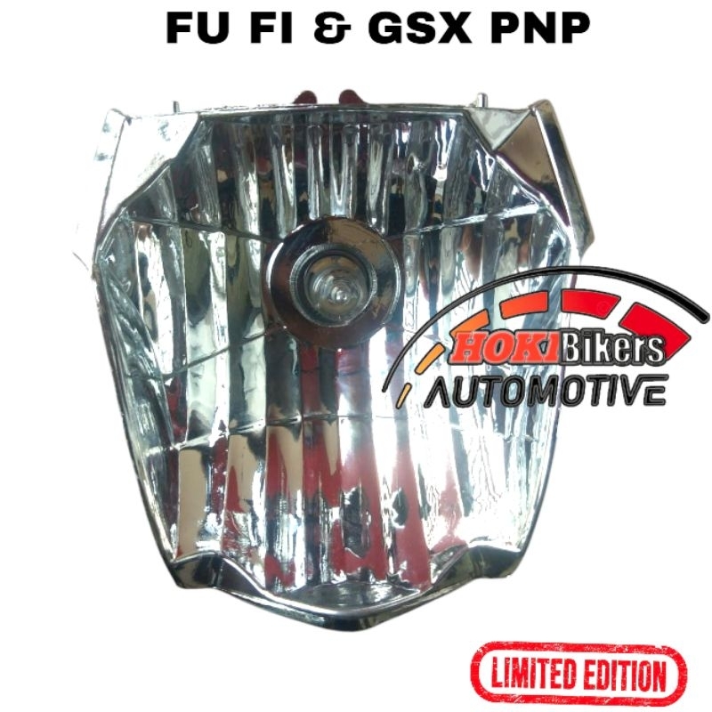 REFLEKTOR LAMPU DEPAN SATRIA FU FI INJEKSI DAN GSX PNP Reflektor lampu depan dalam lampu LED lampu d